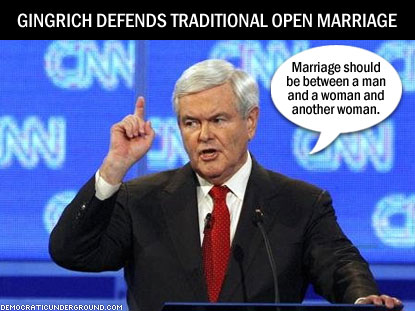 way to tell the media to kiss you ass newt this was a better debate on all