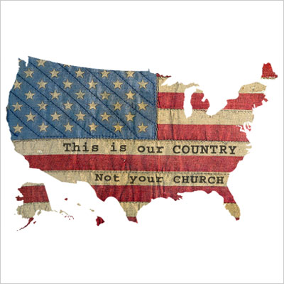 this is our country not your church shirt